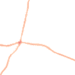 Night-time road noise heatmap for BD13 5AT