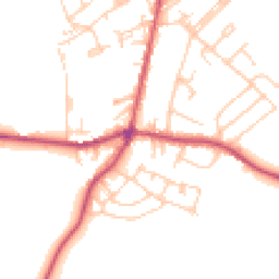 Daytime road noise heatmap for BD13 5DB