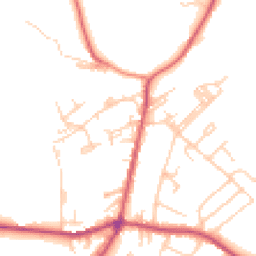 Daytime road noise heatmap for BD13 5JF