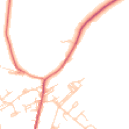 Daytime road noise heatmap for BD13 5JJ