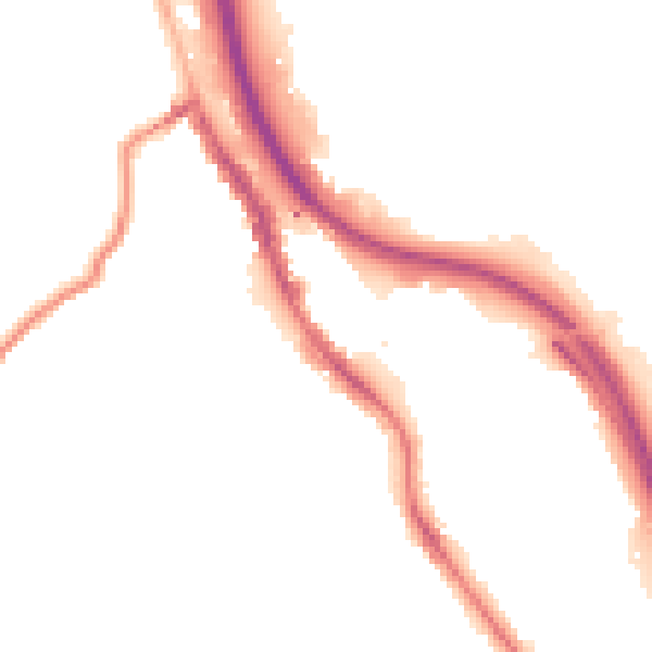 Night-time road noise heatmap for BD16 1AJ