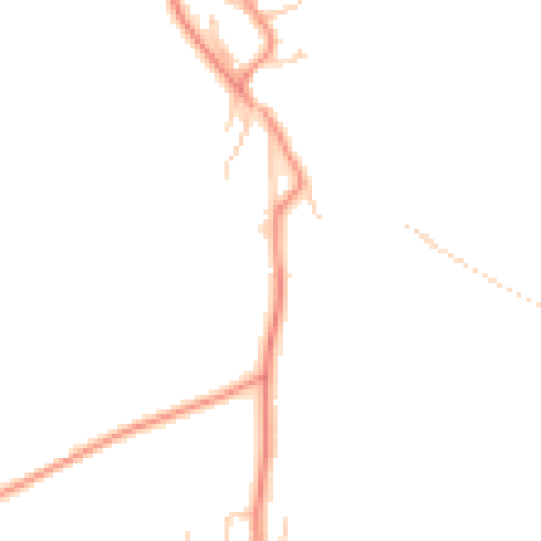 Daytime road noise heatmap for BD16 1BQ