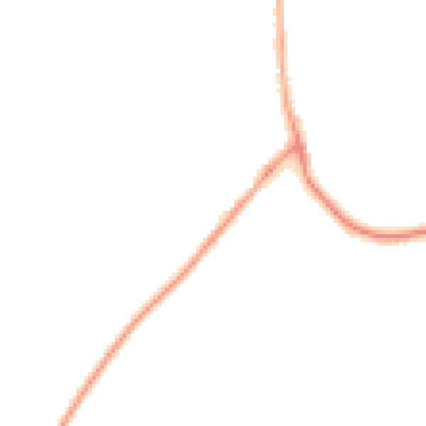 Night-time road noise heatmap for BD16 1WE
