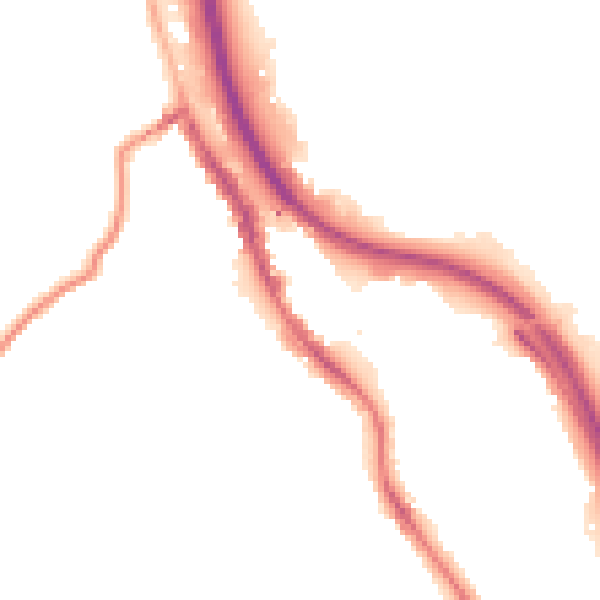 Night-time road noise heatmap for BD16 2NG