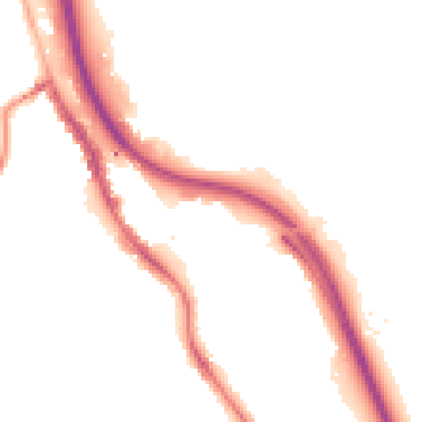 Night-time road noise heatmap for BD16 2TW