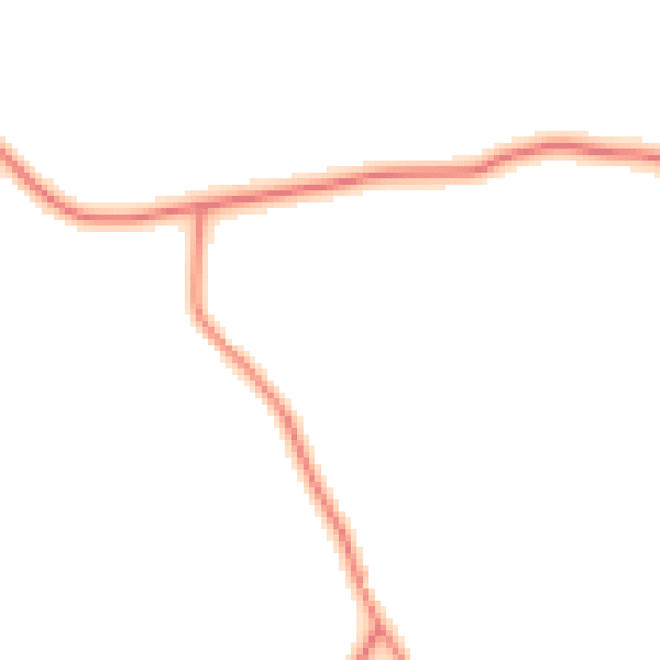 Daytime road noise heatmap for BD16 3FJ