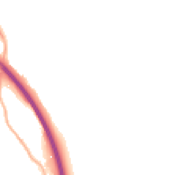 Night-time road noise heatmap for BD16 4DP