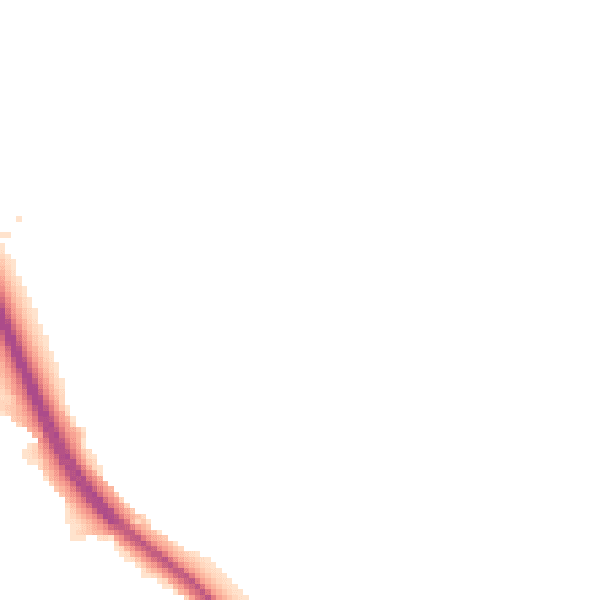 Night-time road noise heatmap for BD16 4QZ