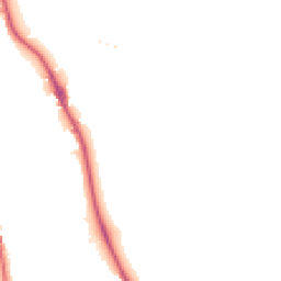 Night-time road noise heatmap for BD18 1BD