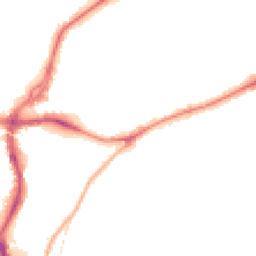 Night-time road noise heatmap for BD18 1BP