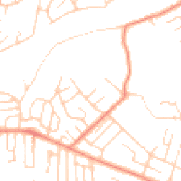 Daytime road noise heatmap for BD18 1LT