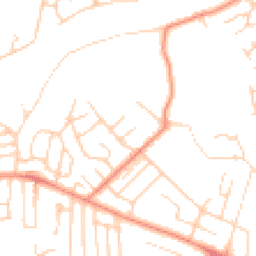 Daytime road noise heatmap for BD18 1LU