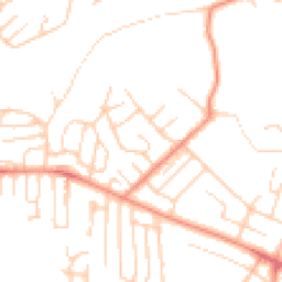 Daytime road noise heatmap for BD18 1NB