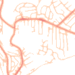 Daytime road noise heatmap for BD18 1PA