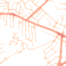 Daytime road noise heatmap for BD18 1PR