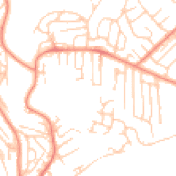Daytime road noise heatmap for BD18 1QR