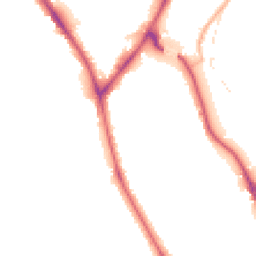 Night-time road noise heatmap for BD18 2AB