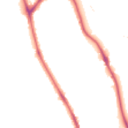 Night-time road noise heatmap for BD18 2AG