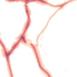 Night-time road noise heatmap for BD18 2BT