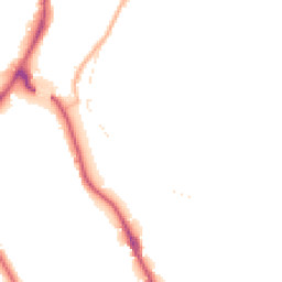 Night-time road noise heatmap for BD18 2EL