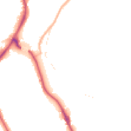Night-time road noise heatmap for BD18 2EW