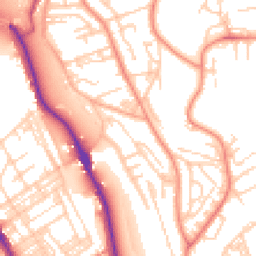 Daytime road noise heatmap for BD18 2HS
