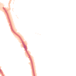 Night-time road noise heatmap for BD18 2HS