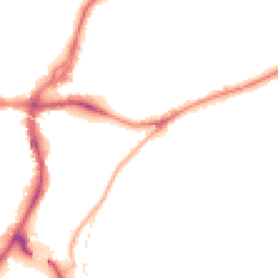 Night-time road noise heatmap for BD18 2JP