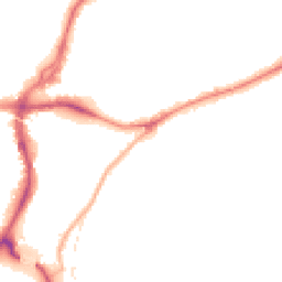Night-time road noise heatmap for BD18 2JR