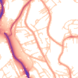 Daytime road noise heatmap for BD18 2LH