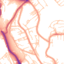 Daytime road noise heatmap for BD18 2LJ