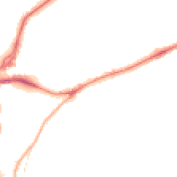 Night-time road noise heatmap for BD18 2NW