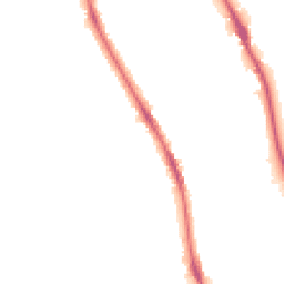 Night-time road noise heatmap for BD18 3AD