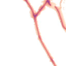 Night-time road noise heatmap for BD18 3DB