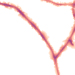 Night-time road noise heatmap for BD18 3FA