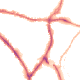 Night-time road noise heatmap for BD18 3RL