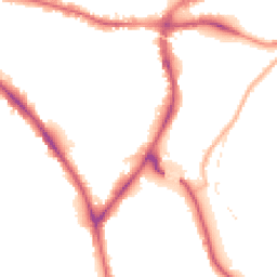 Night-time road noise heatmap for BD18 3RW