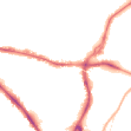 Night-time road noise heatmap for BD18 3SP