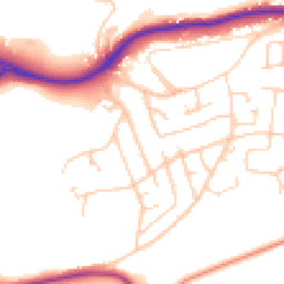 Daytime road noise heatmap for BD18 4AD