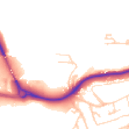 Daytime road noise heatmap for BD18 4BD