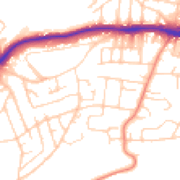 Daytime road noise heatmap for BD18 4EU