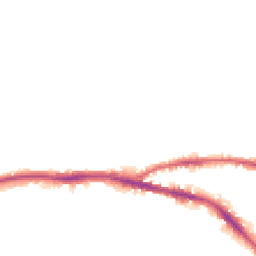 Night-time road noise heatmap for BD18 4NP