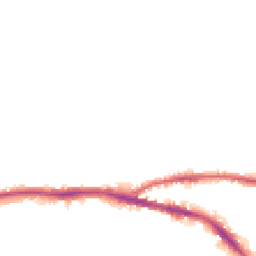 Night-time road noise heatmap for BD18 4PB