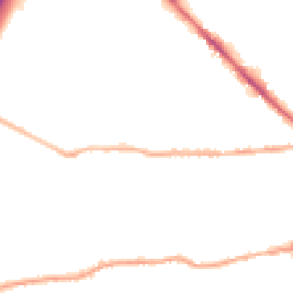 Night-time road noise heatmap for BD19 3DR