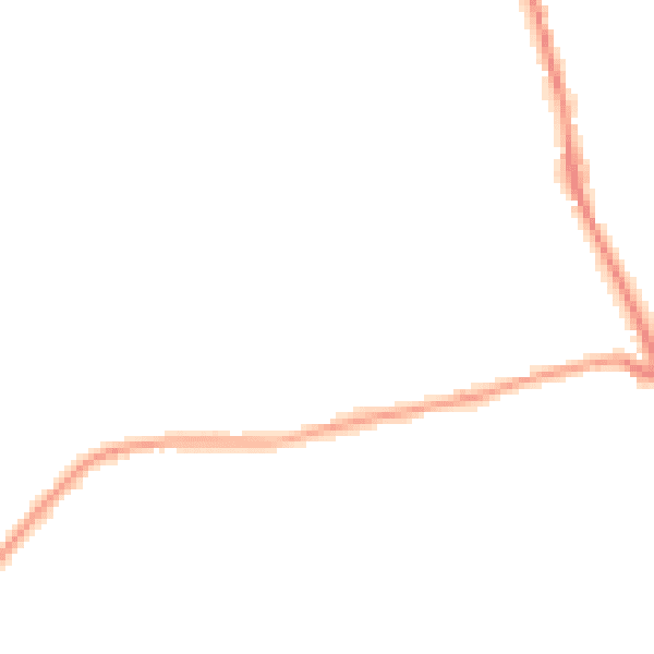 Night-time road noise heatmap for BD19 4SH