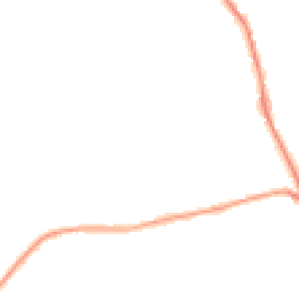 Night-time road noise heatmap for BD19 4SQ