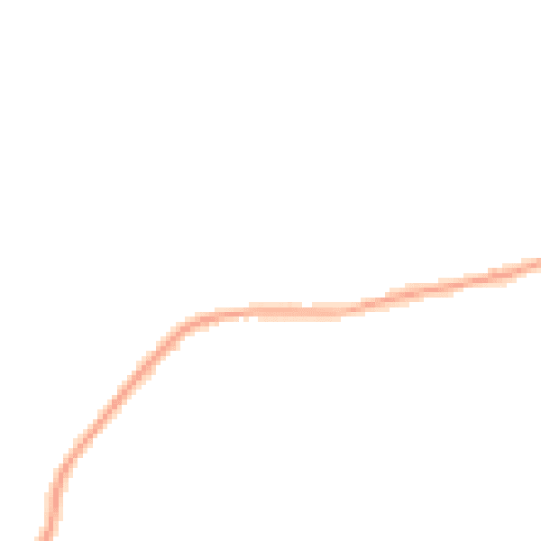 Night-time road noise heatmap for BD19 4TA
