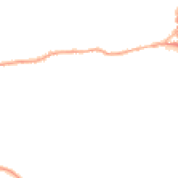 Night-time road noise heatmap for BD19 5HP