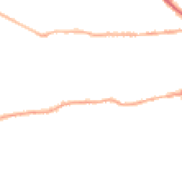 Night-time road noise heatmap for BD19 5HY