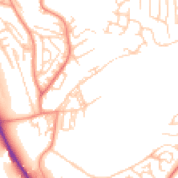 Daytime road noise heatmap for BD2 1AD
